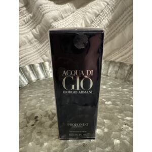 GIORGIO ARMANI ACQUA DI GIO PROFONDO EDP 15ml .5fl oz COLOGNE NEW IN BOX SEALED